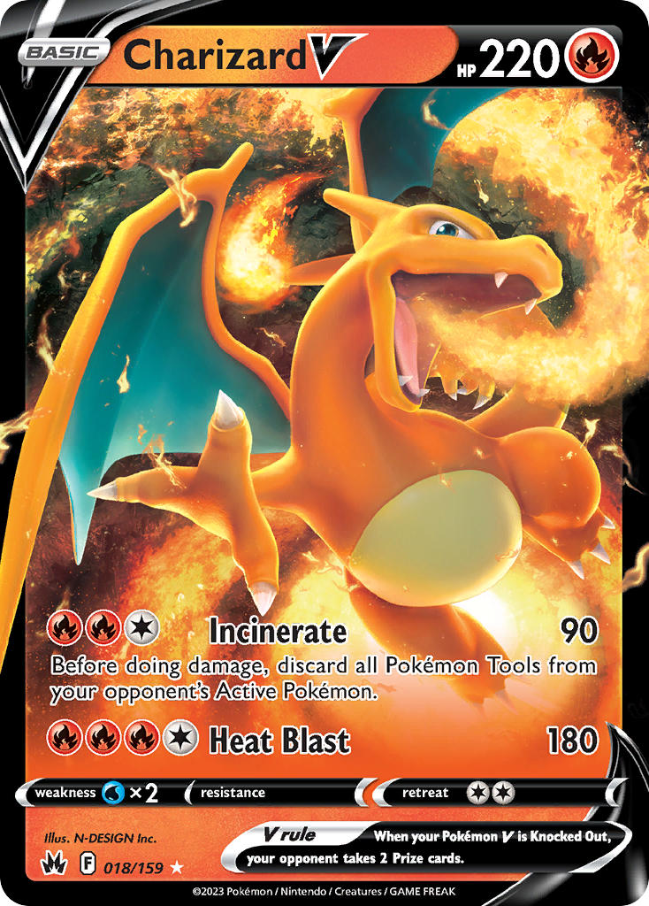 Charizard V - Crown Zenith (Ultra Rare) [CRZ-018] English / Near Mint / Normal