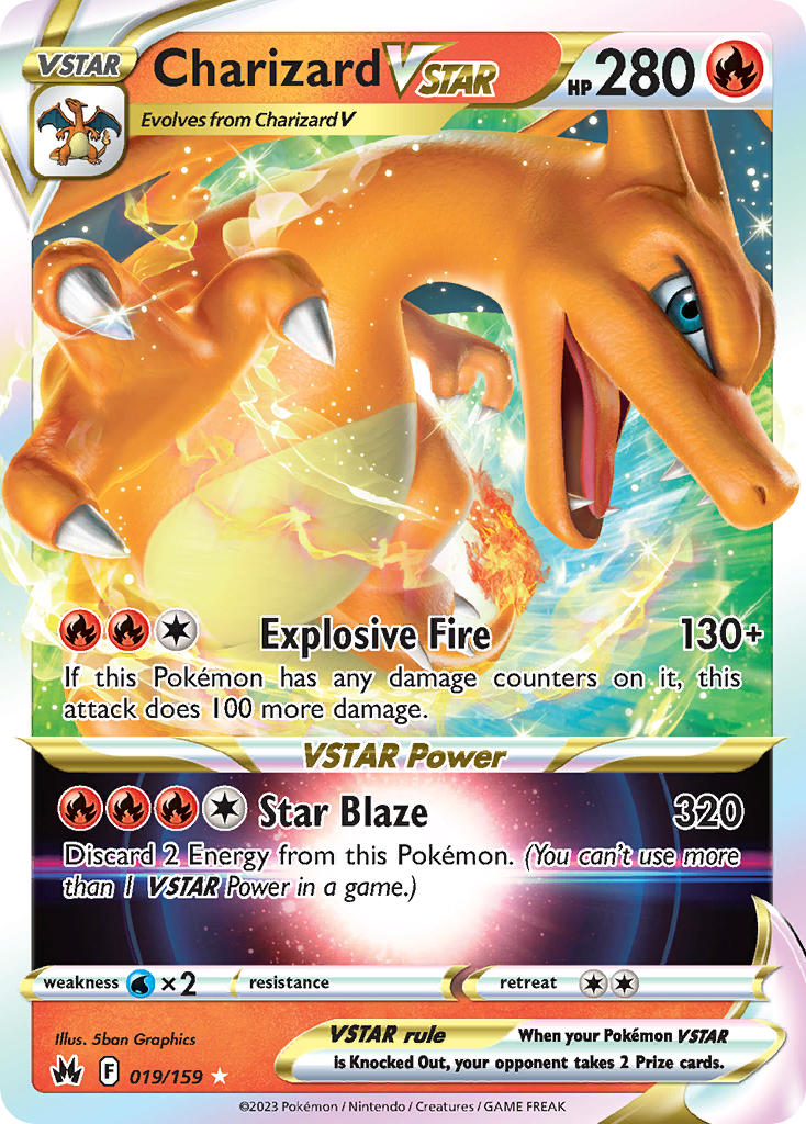 Charizard VSTAR - Crown Zenith (Ultra Rare) [CRZ-019] English / Near Mint / Normal