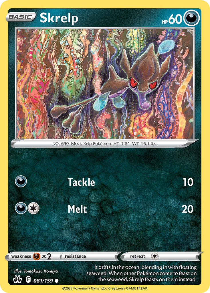 Skrelp - Crown Zenith (Common) [CRZ-081] English / Near Mint / Normal