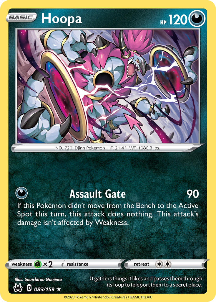 Hoopa - Crown Zenith (Holo Rare) [CRZ-083] English / Near Mint / Normal