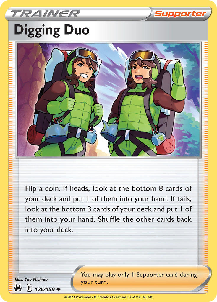 Digging Duo - Crown Zenith (Uncommon) [CRZ-126] English / Near Mint / Normal