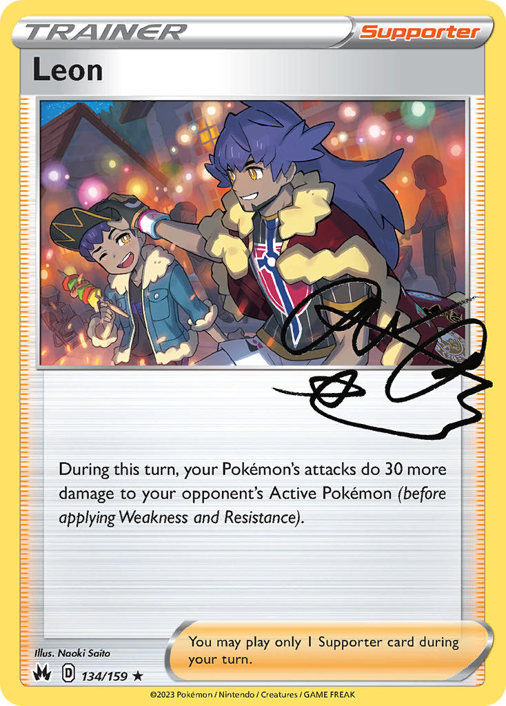 Leon - Crown Zenith (Holo Rare) [CRZ-134] English / Near Mint / Normal