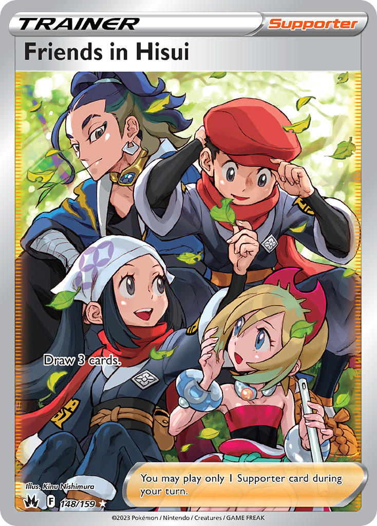 Friends in Hisui - Crown Zenith (Ultra Rare) [CRZ-148] English / Near Mint / Normal