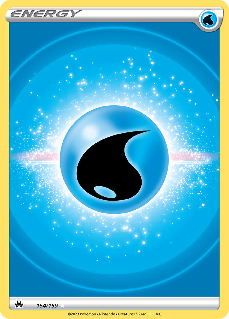 Water Energy - Crown Zenith (Ultra Rare) [CRZ-154] English / Near Mint / Normal