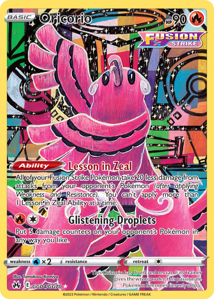 Oricorio - Crown Zenith (Holo Rare) [CRZ-GG04] English / Near Mint / Normal