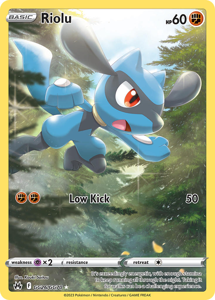 Riolu - Crown Zenith (Holo Rare) [CRZ-GG26] English / Near Mint / Normal