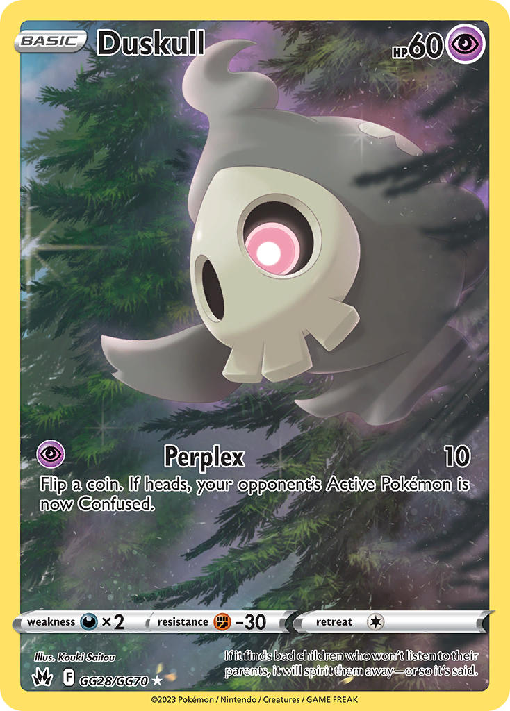 Duskull - Crown Zenith (Holo Rare) [CRZ-GG28] English / Good / Normal