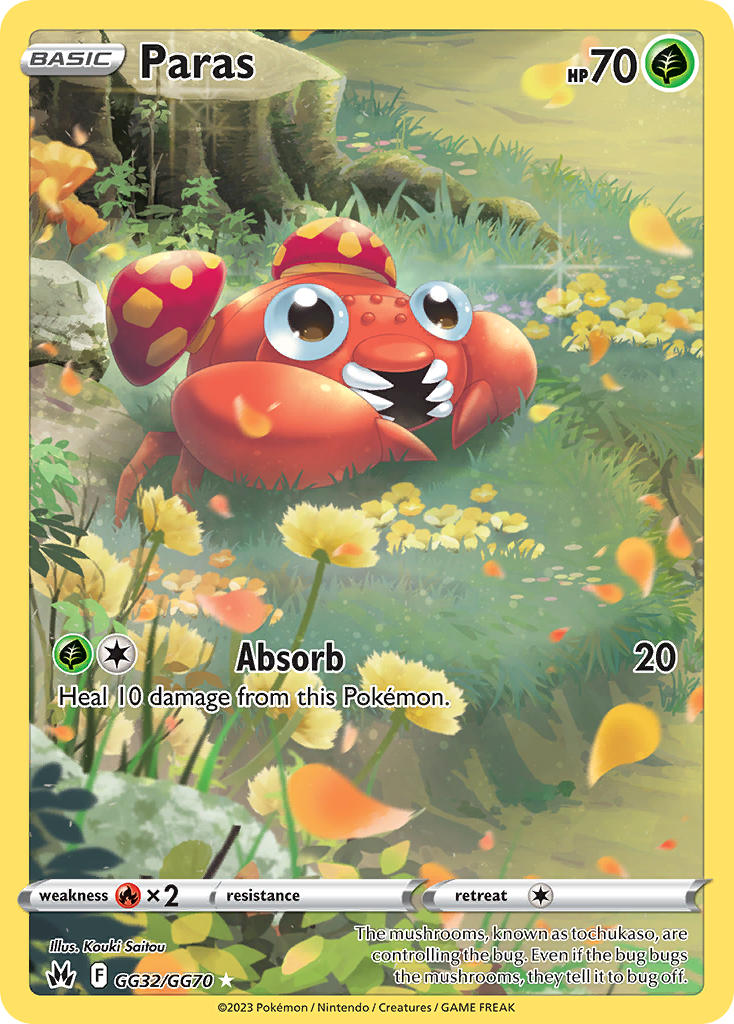 Paras - Crown Zenith (Holo Rare) [CRZ-GG32] English / Near Mint / Normal