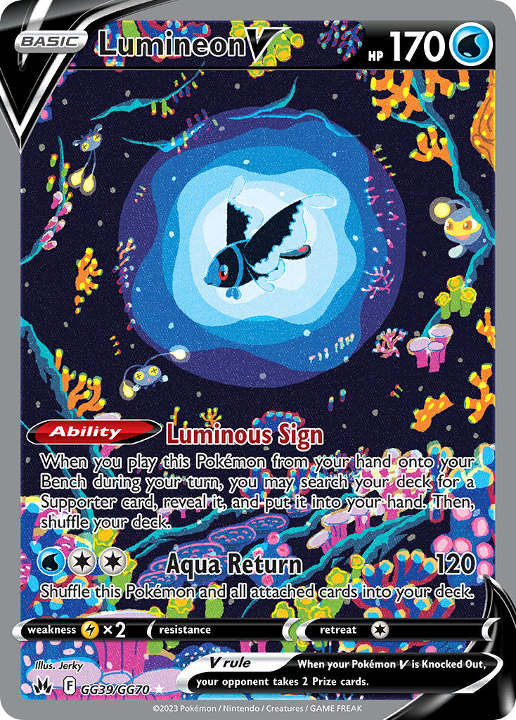 Lumineon V - Crown Zenith (Ultra Rare) [CRZ-GG39] English / Near Mint / Normal