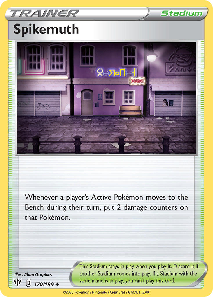 Spikemuth⁣ - Darkness Ablaze⁣ (Uncommon)⁣ [170] English / Near Mint / Reverse-Holo Normal