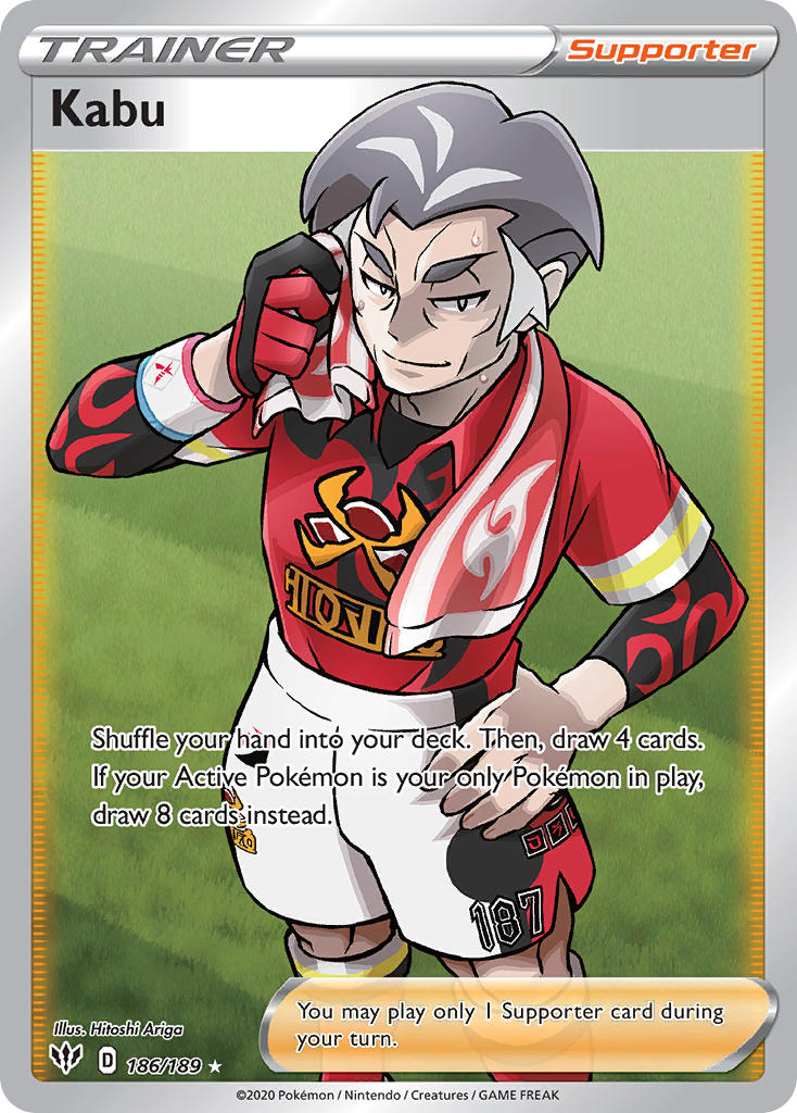Kabu⁣ - Darkness Ablaze⁣ (Ultra Rare)⁣ [186] English / Excellent / Normal