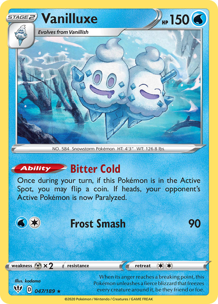 Vanilluxe⁣ - Darkness Ablaze⁣ (Rare)⁣ [47]