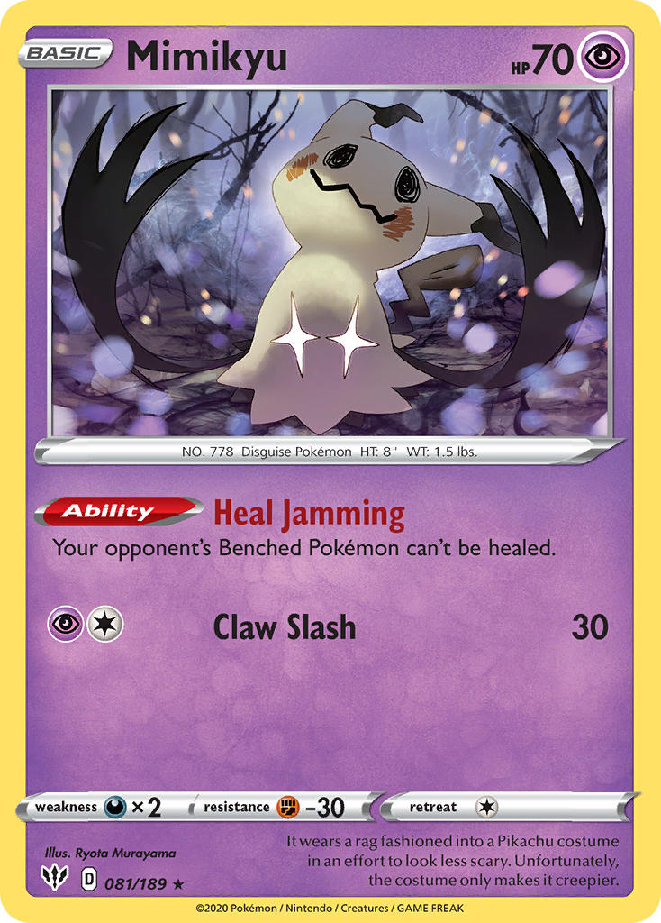 Mimikyu⁣ - Darkness Ablaze⁣ (Rare)⁣ [81]