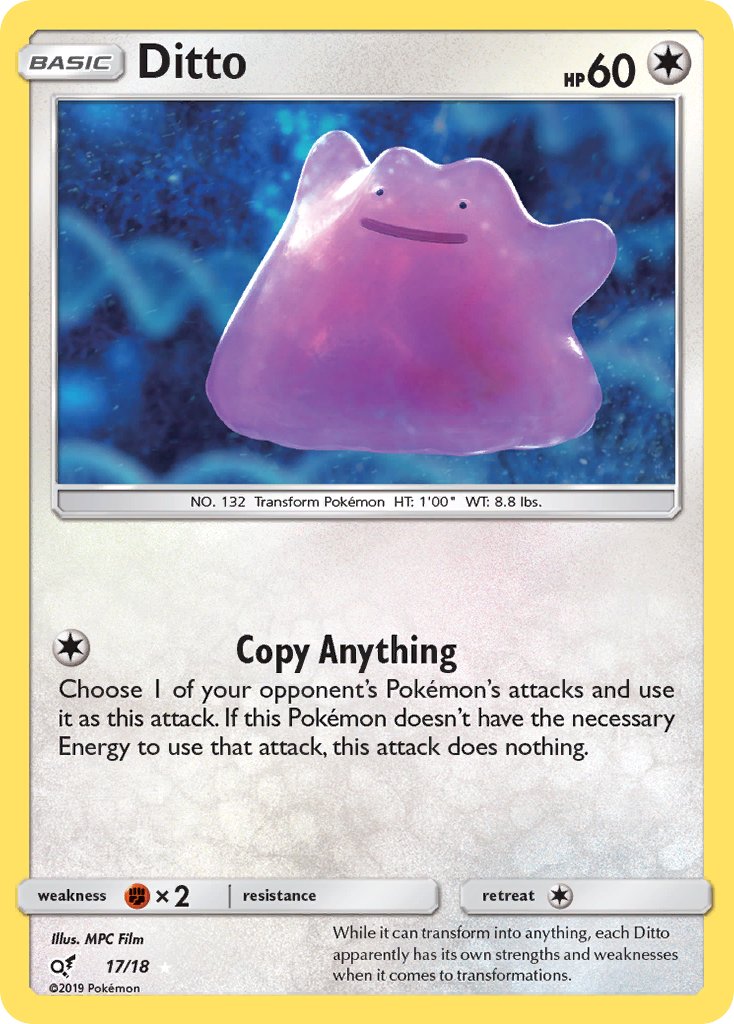 Ditto - Detective Pikachu (Ultra Rare) [DET-17] English / Near Mint / Normal