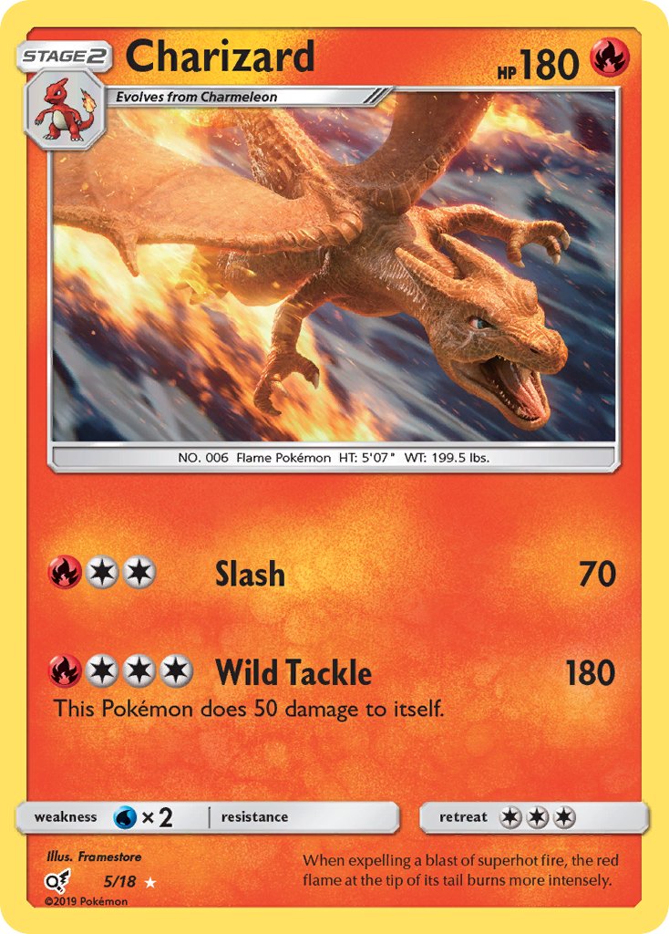 Charizard - Detective Pikachu (Ultra Rare) [DET-5] English / Near Mint / Normal