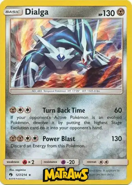 Dialga - Holo - 127/214 Enkeltkort Lost Thunder 