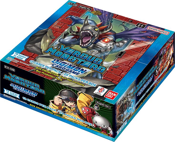 Digimon Card Game: EX09 - Versus Monsters - Booster Display Box (24 Pakker) Kortspil