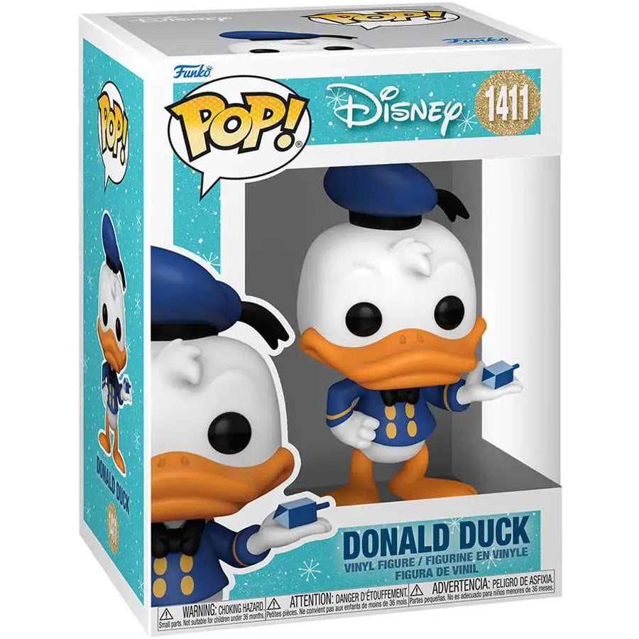 Funko POP! - Disney Holiday: Donald Duck/Anders And #1411 Action- Og Legetøjsfigurer Funko