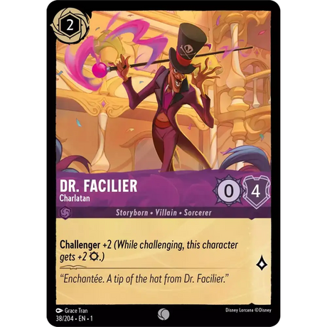 Dr. Facilier - Charlatan (Common) - 38/204 - Disney Lorcana