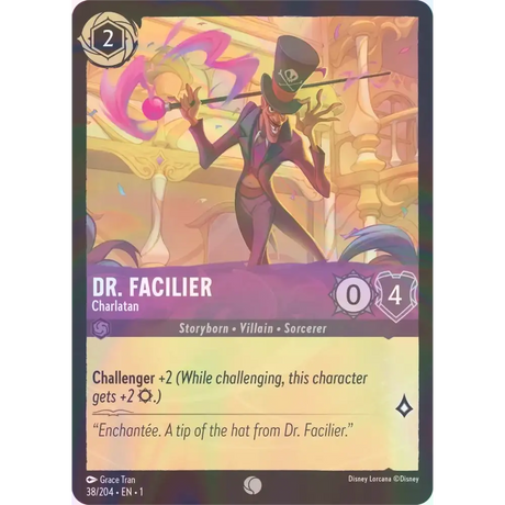 Dr. Facilier - Charlatan - Foil (Common) - 38/204 - Disney