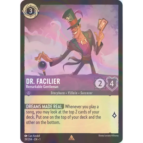 Dr. Facilier - Remarkable Gentleman - Foil (Rare) - 39/204