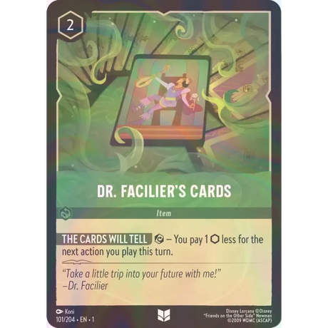 Dr. Facilier’s Cards - Foil (Uncommon) - 101/204 - Disney