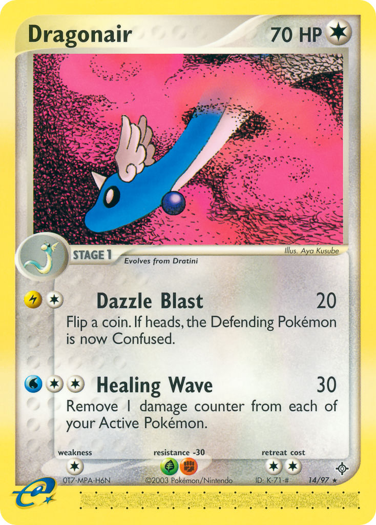 Dragonair⁣ - EX Dragon⁣ (Rare)⁣ [14] English / Played / Normal