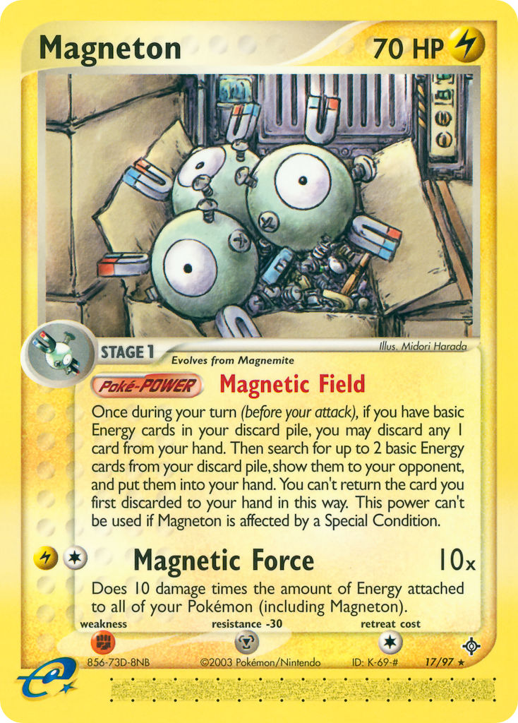 Magneton⁣ - EX Dragon⁣ (Rare)⁣ [17] English / Good / Normal
