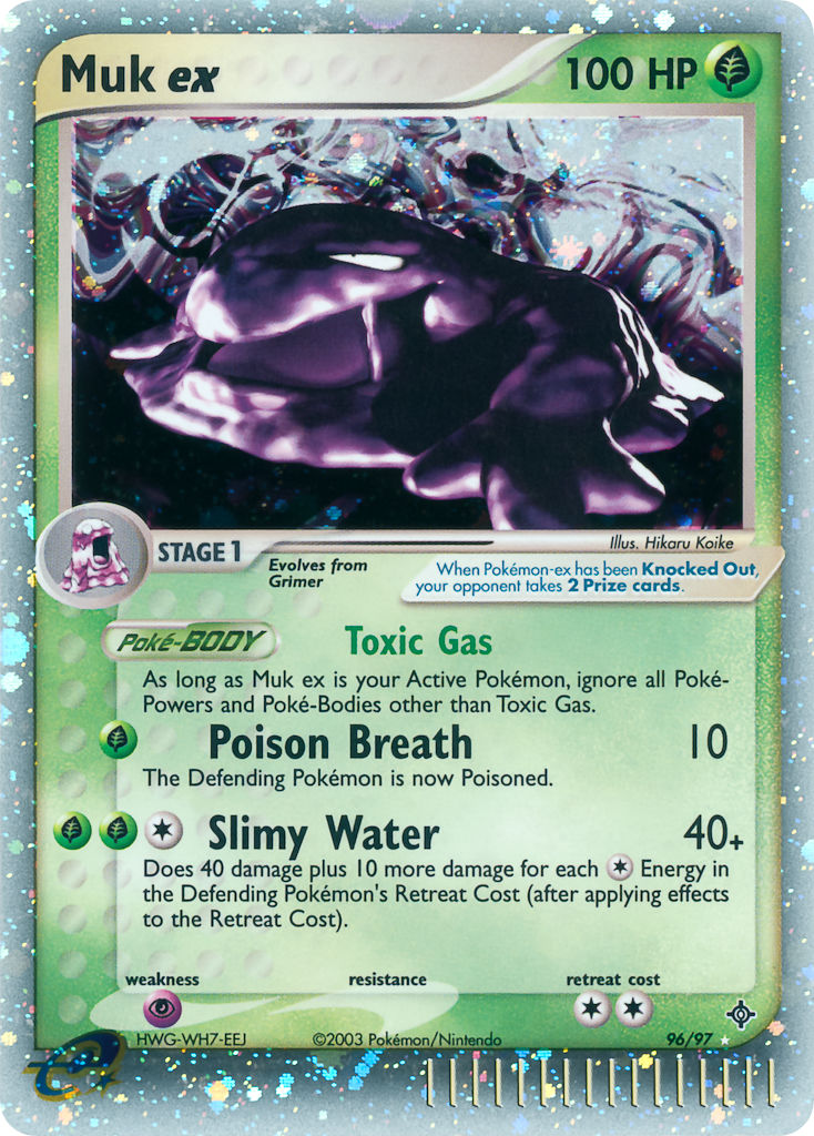 Muk ex⁣ - EX Dragon⁣ (Ultra Rare)⁣ [96] English / Excellent / Normal
