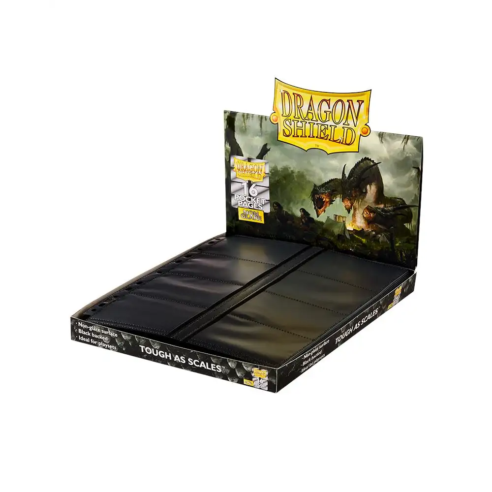 Dragon Shield 16-Pocket Pages Non Glare - Centerloaded (50 stk.) Mappelommer Dragon Shield 