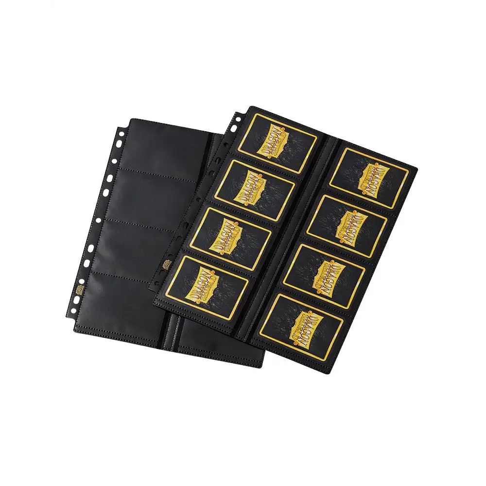 Dragon Shield 16-Pocket Pages Non Glare - Centerloaded (50 stk.) Mappelommer Dragon Shield 