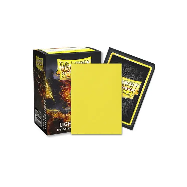 Dragon Shield: Dual Matte Sleeves (100 stk.) Kartotekskortlommer Dragon Shield Lightning 