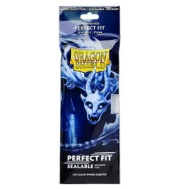Dragon Shield Japanese SizePerfect Fit Sealable Clear (100 stk.) Kartotekskortlommer Dragon Shield 