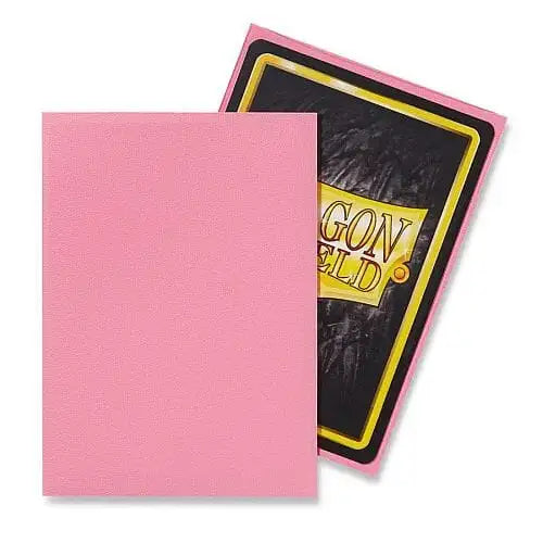 Dragon Shield: Matte Sleeves (100 stk.) Kartotekskortlommer Dragon Shield Pink 