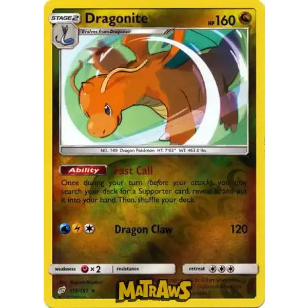 Dragonite - Reverse - 119/181 Enkeltkort Team Up 