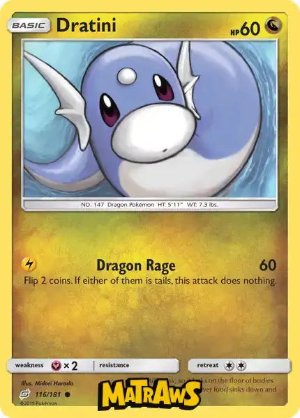 Dratini - 116/181 Enkeltkort Team Up 