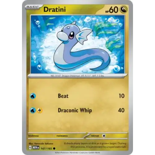 Dratini - 147/165 - Enkeltkort