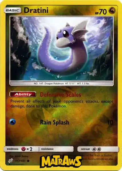 Dratini - Reverse - 117/181 Enkeltkort Team Up 