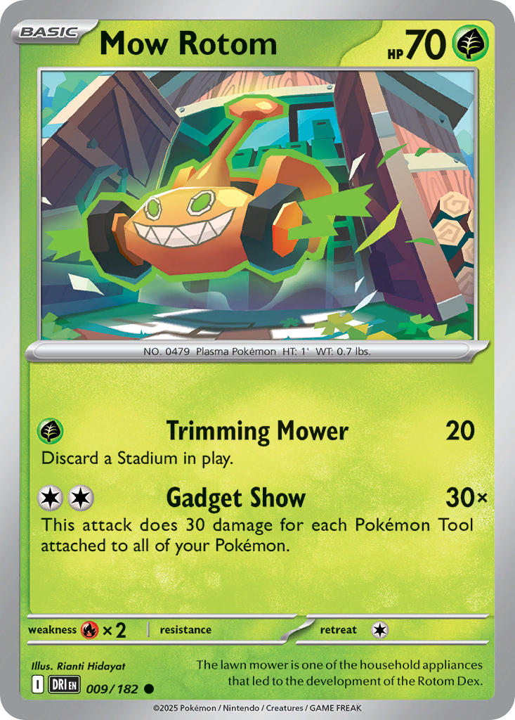 Mow Rotom⁣ - Destined Rivals⁣ (Common)⁣ [009] English / Near Mint / Normal