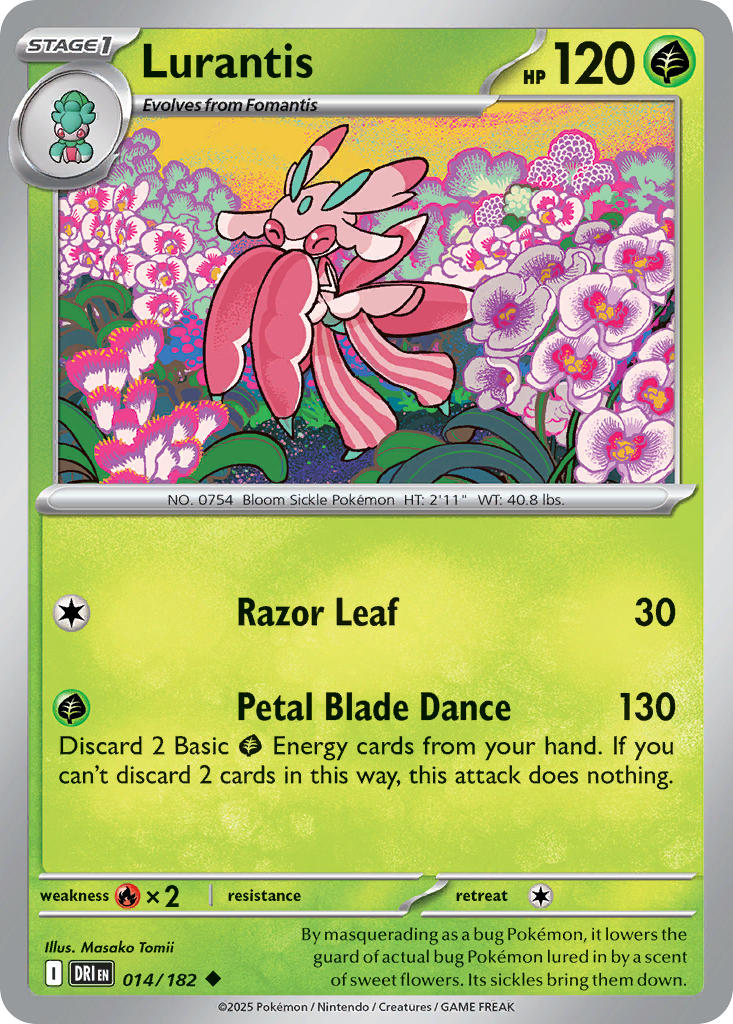 Lurantis⁣ - Destined Rivals⁣ (Uncommon)⁣ [014] English / Near Mint / Normal