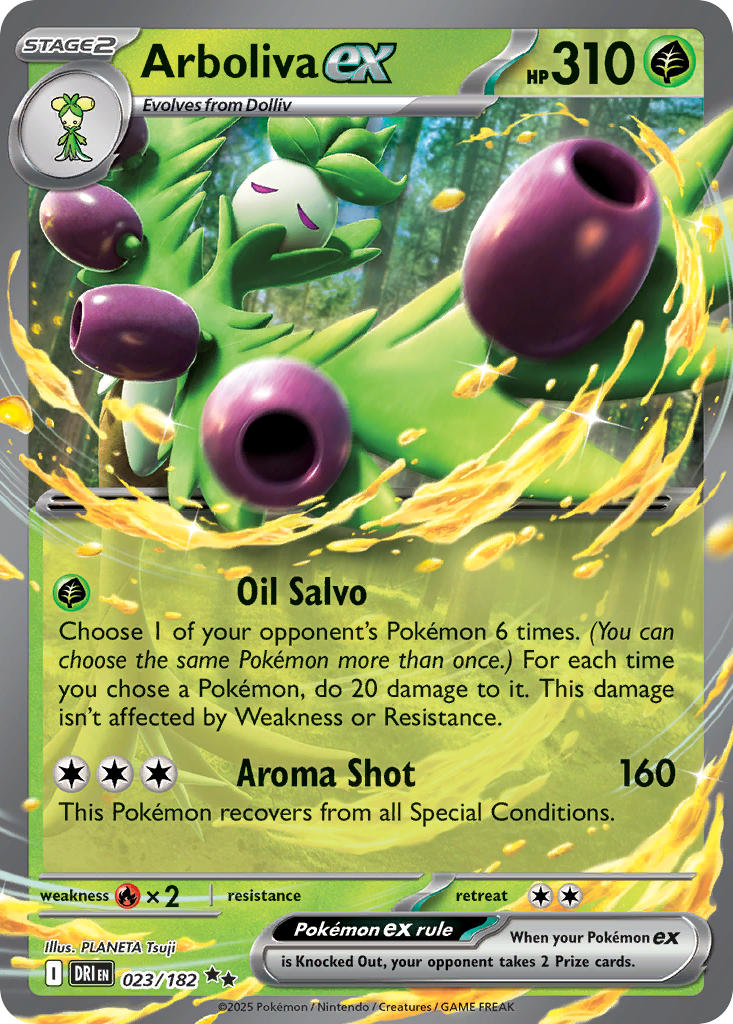 Arboliva ex⁣ - Destined Rivals⁣ (Double Rare)⁣ [023] English / Near Mint / Normal