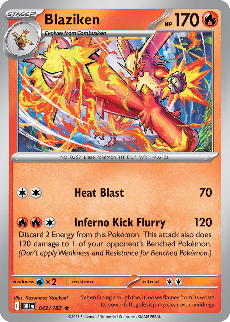Blaziken⁣ - Destined Rivals⁣ (Rare)⁣ [042] English / Near Mint / Normal