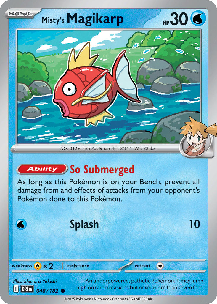 Misty's Magikarp⁣ - Destined Rivals⁣ (Common)⁣ [048] English / Near Mint / Normal
