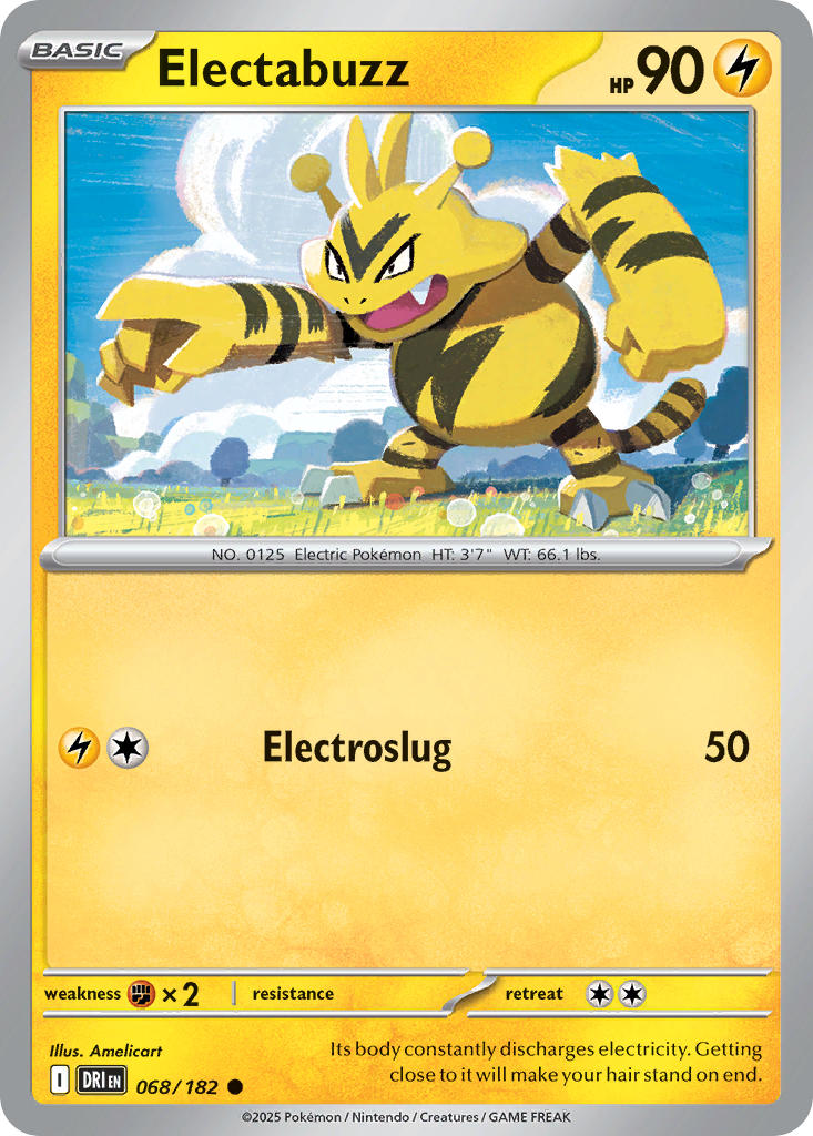 Electabuzz⁣ - Destined Rivals⁣ (Common)⁣ [068] English / Near Mint / Normal