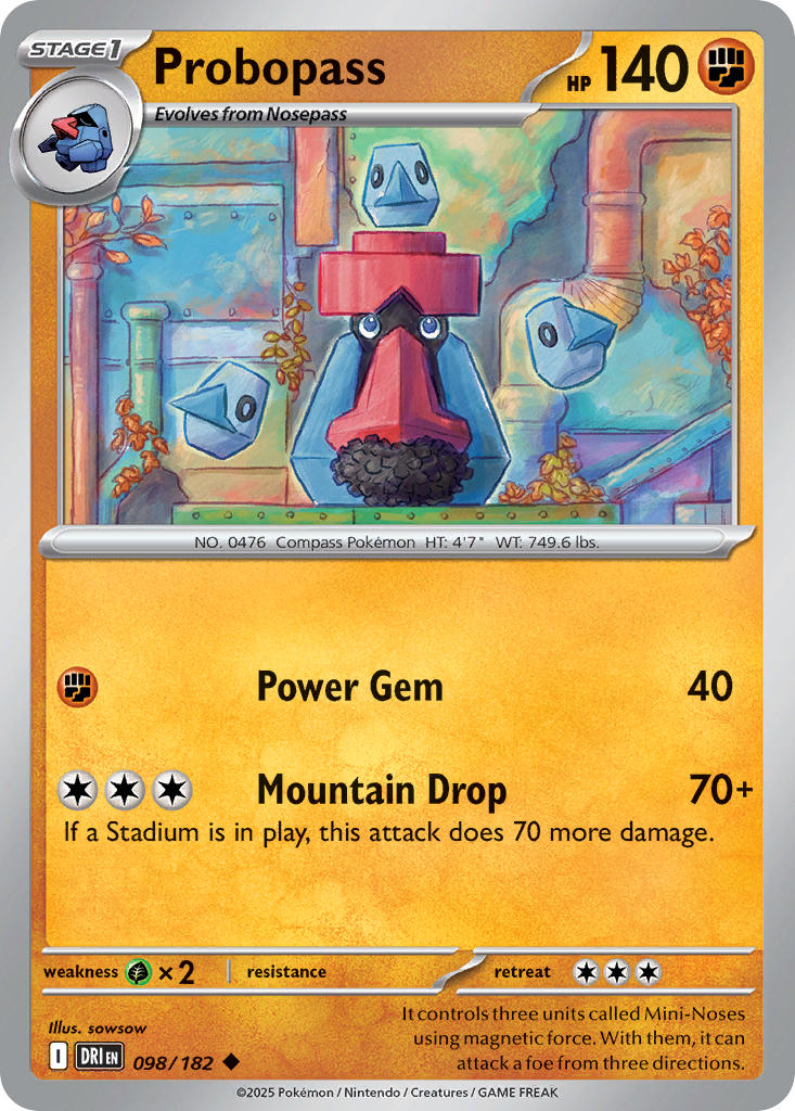 Probopass⁣ - Destined Rivals⁣ (Uncommon)⁣ [098]