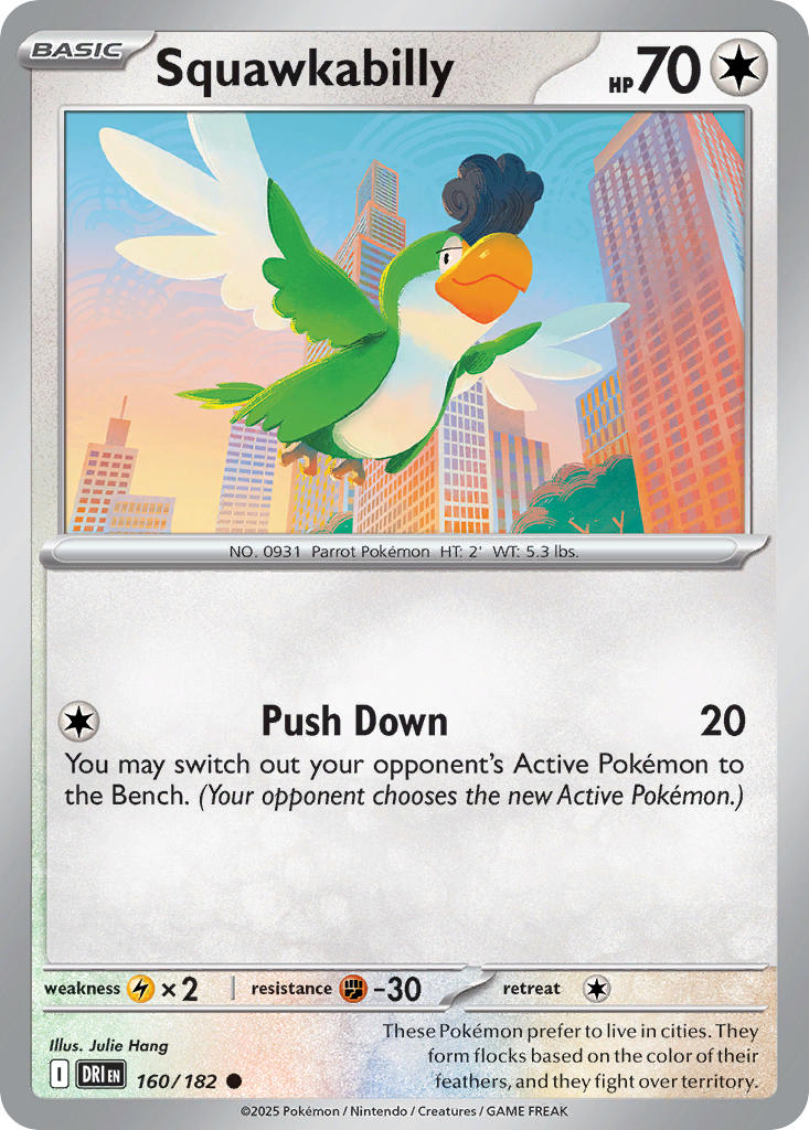 Squawkabilly⁣ - Destined Rivals⁣ (Common)⁣ [160] English / Near Mint / Normal
