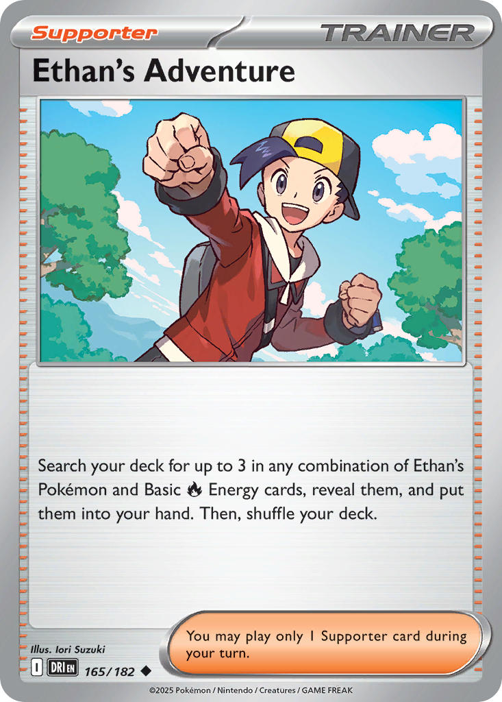 Ethan's Adventure⁣ - Destined Rivals⁣ (Uncommon)⁣ [165] English / Near Mint / Normal