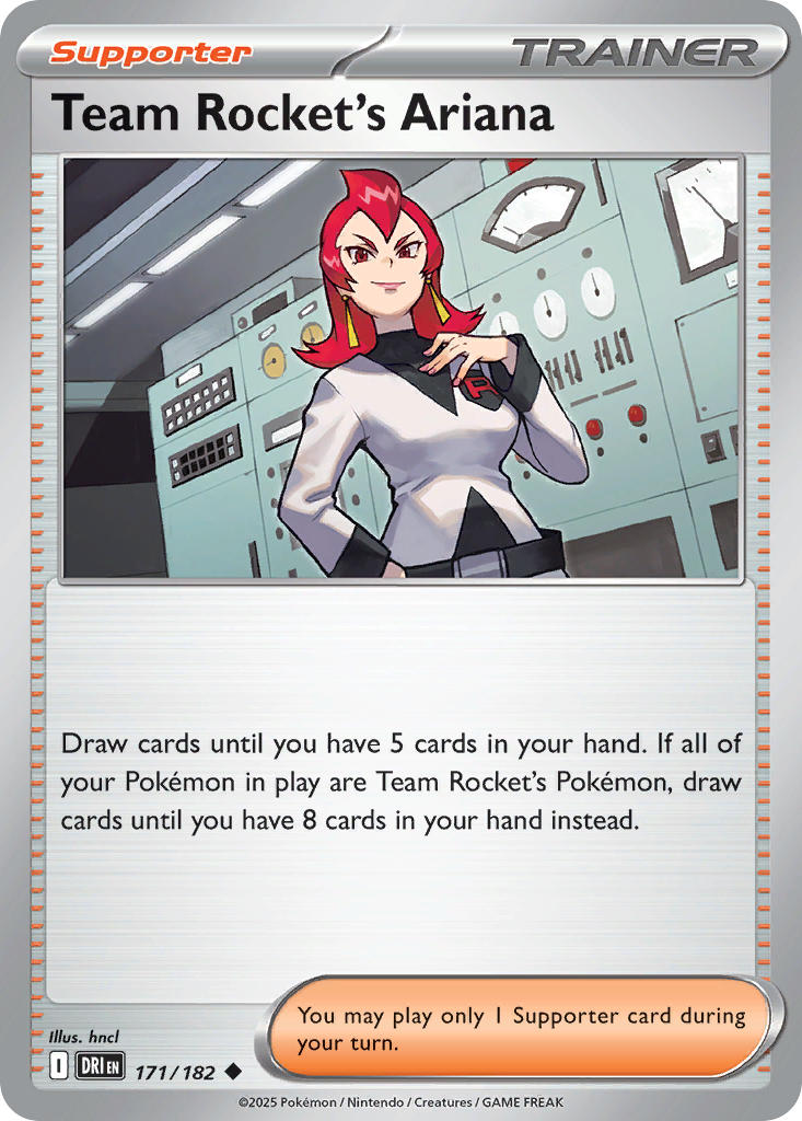 Team Rocket's Ariana⁣ - Destined Rivals⁣ (Uncommon)⁣ [171] English / Near Mint / Normal