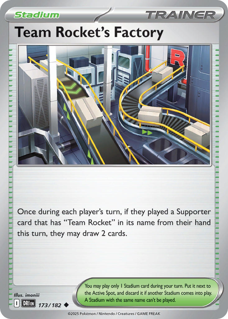 Team Rocket's Factory⁣ - Destined Rivals⁣ (Uncommon)⁣ [173] English / Near Mint / Normal