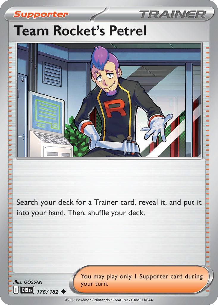 Team Rocket's Petrel⁣ - Destined Rivals⁣ (Uncommon)⁣ [176] English / Near Mint / Normal